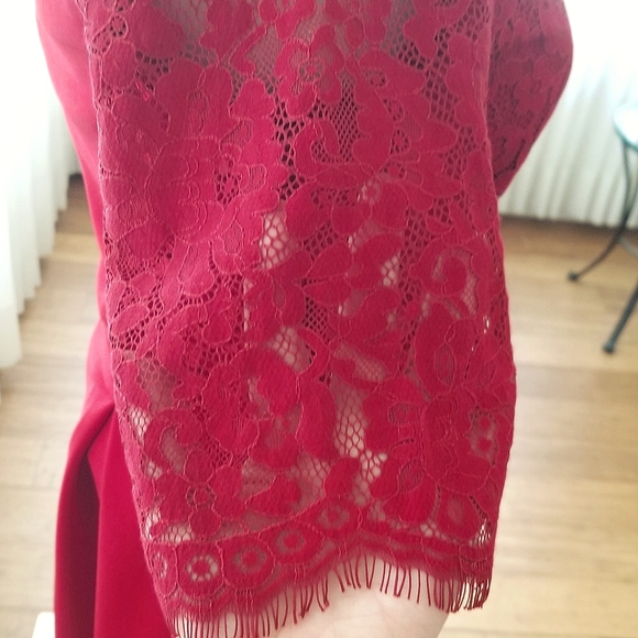 Alex Marie Red Dress Lace & Pockets❣️ - Picture 7 of 7